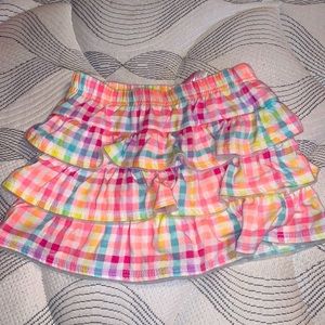 Girls Plaid Skirt
